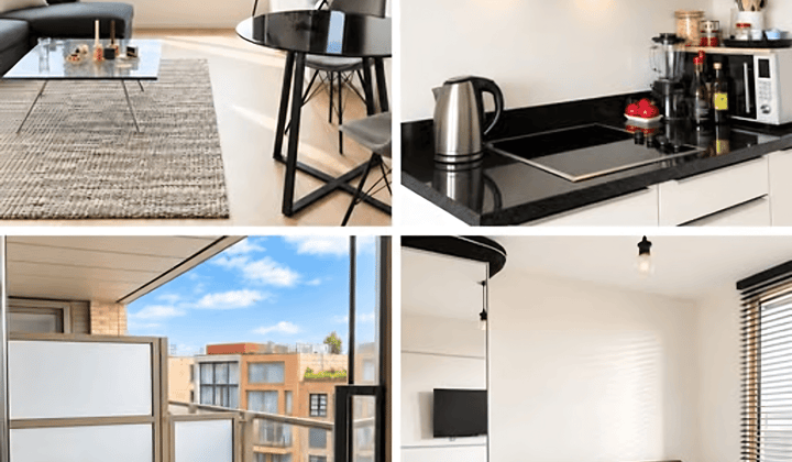 Appartement met balkon en tijdelijke verhuur