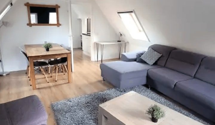 Gemeubileerd appartement met 1 slaapkamer en eigen parkeerplaats