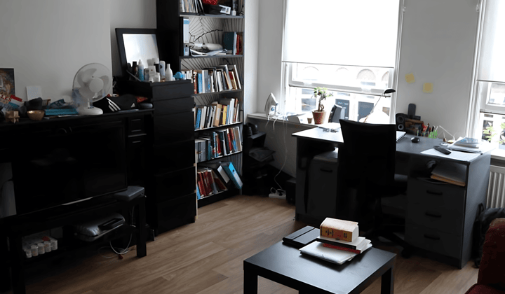 Appartement met 1 slaapkamer en eigen badkamer