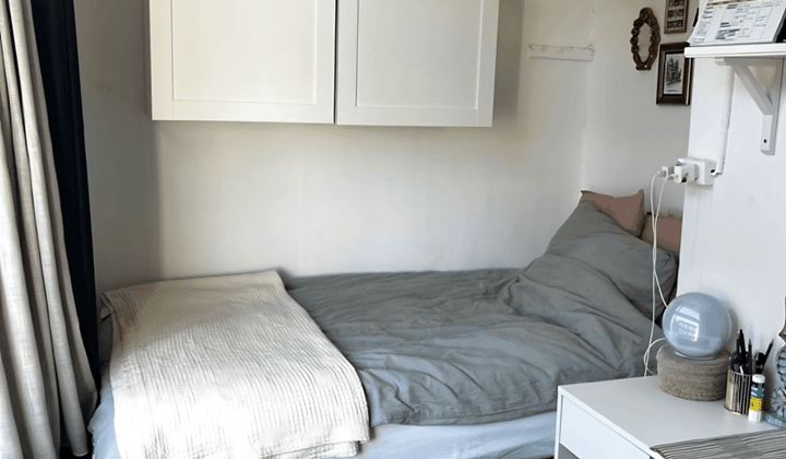 Studentenkamer met balkon en inclusief kosten