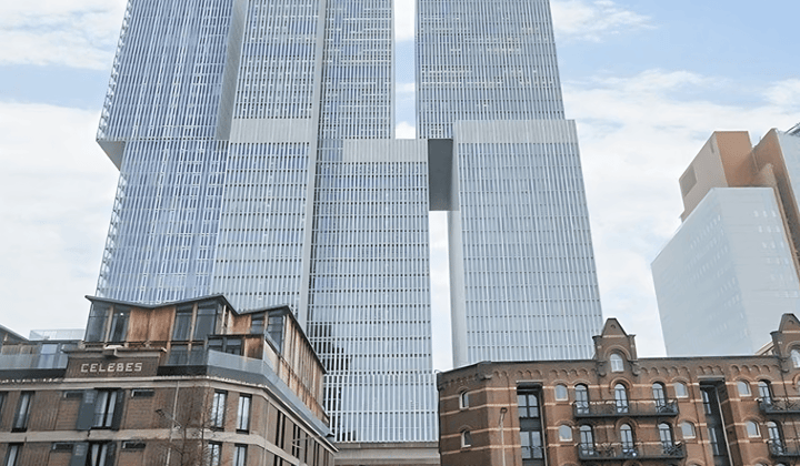 Appartement met 1 slaapkamer op de 21e verdieping in Rotterdam