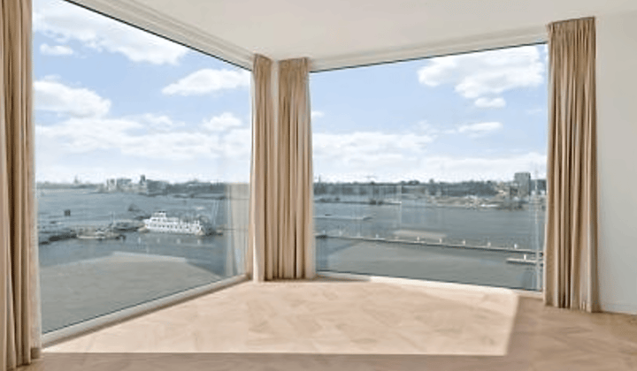 Appartement met twee slaapkamers in Amsterdam-Noord