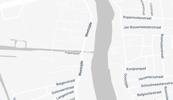 Studio | 45m² | Westzijde | €1150,-