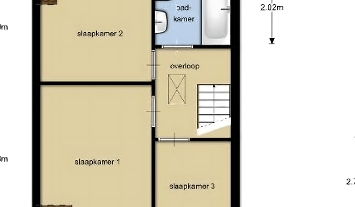 Huis | 90m² | €1495,-