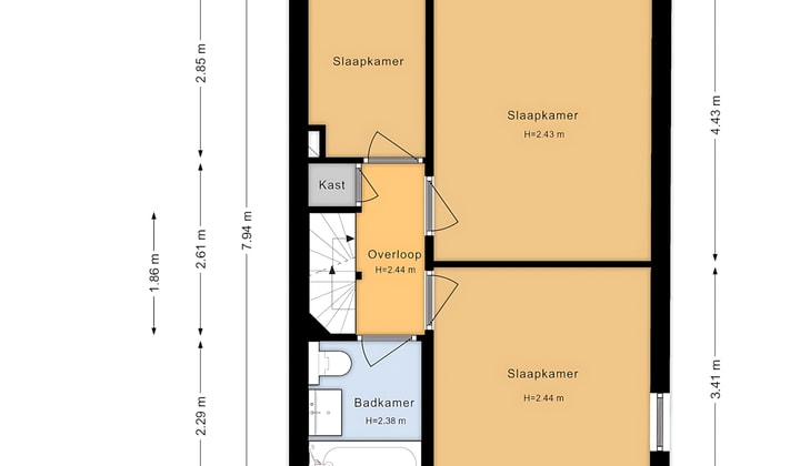 Huis | 107m² | Van 't Hoffstraat | €3250,-
