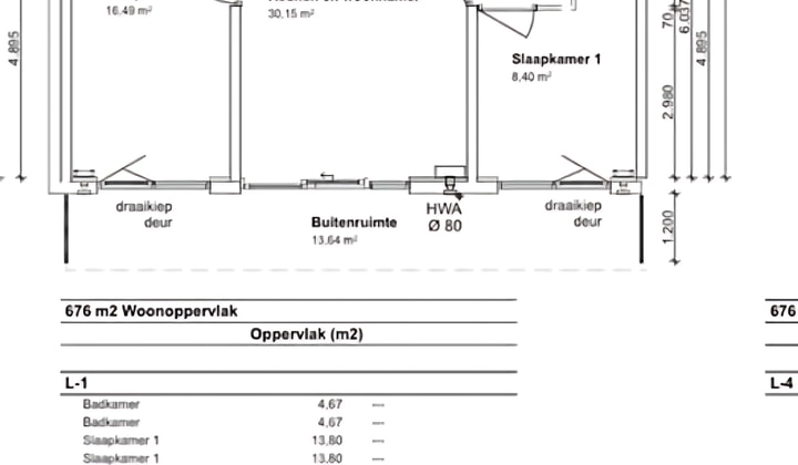 Huis | 70m² | €1470,-