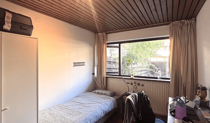 Gemeubileerde studentenkamer met tuin en wifi