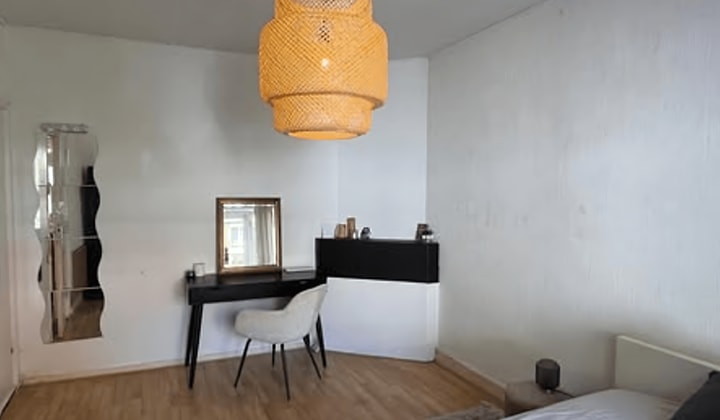 Kamer met tuin en wasmachine inclusief