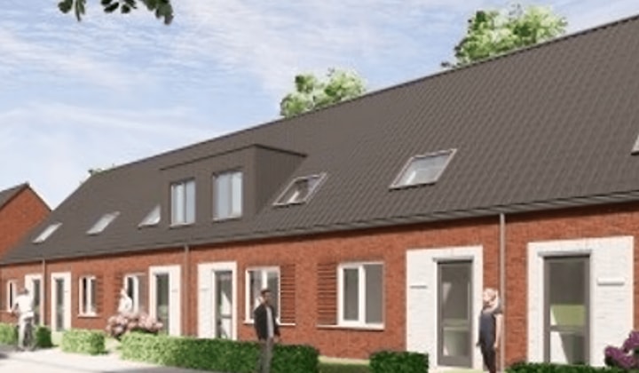Eengezinswoning met tuin en parkeerplaats
