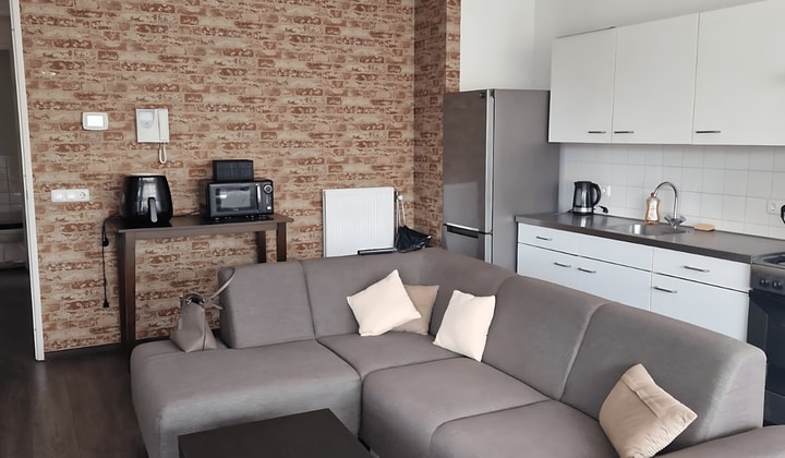 Gemeubileerd appartement met 1 slaapkamer