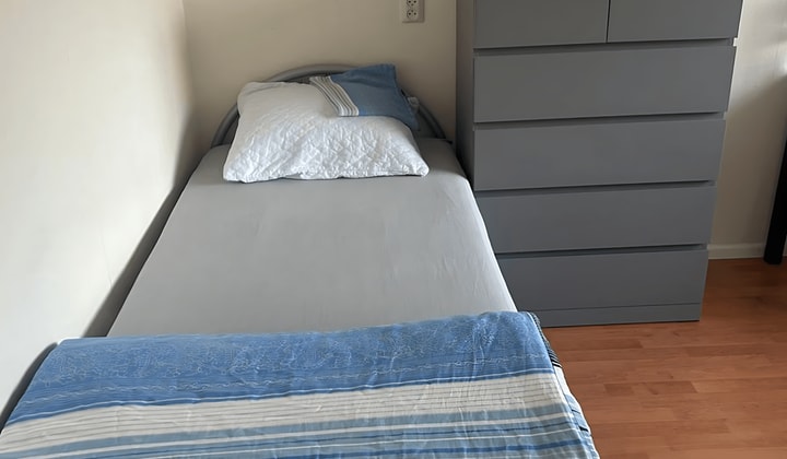 Gemeubileerde kamer 12 m² inclusief vaste lasten