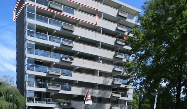 Appartement met balkon, parkeerplaats en gemeubileerd