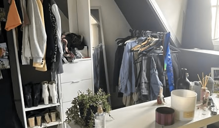 Gemeubileerde kamer met tuin en wasmachine