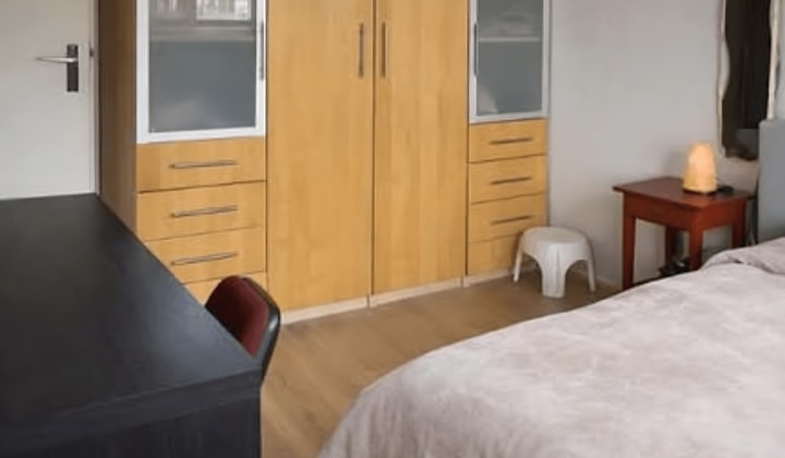 Gemeubileerde kamer van 15 m² met gedeelde voorzieningen