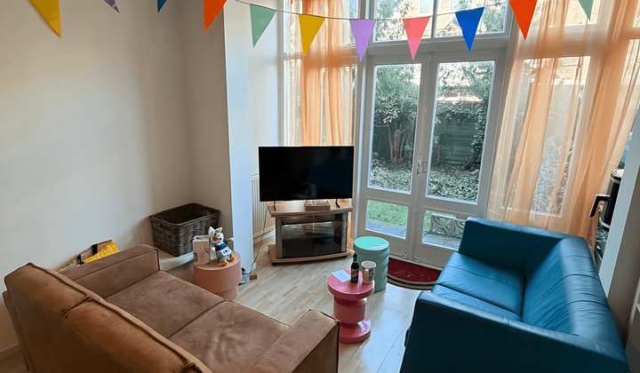 Gestoffeerde studentenkamer met tuin en inclusief kosten