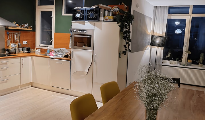 Gestoffeerde kamer 7 m² met gedeelde voorzieningen en geen huisdieren