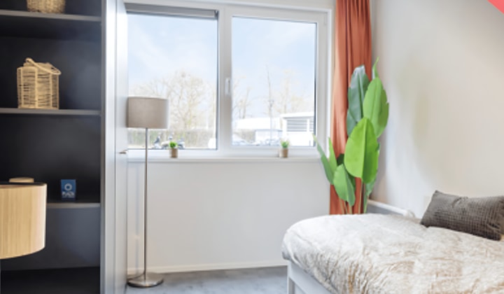 Gemeubileerde studio met eigen keuken en badkamer