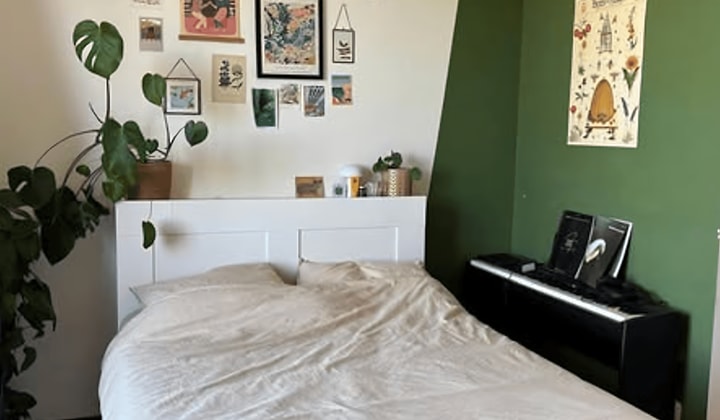 Studentenkamer met wasmachine en all-in prijs