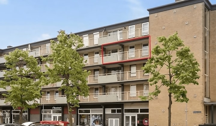 Gemeubileerd appartement met balkon en parkeergelegenheid