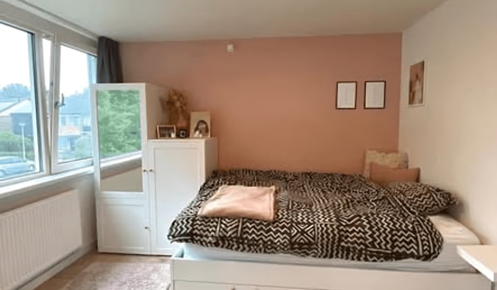 Studentenkamer met gedeelde tuin en wasmachine