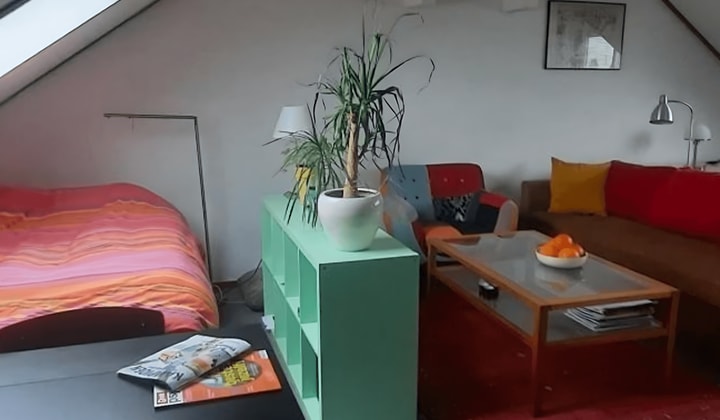 Gemeubileerde kamer met eigen keuken en gedeelde badkamer