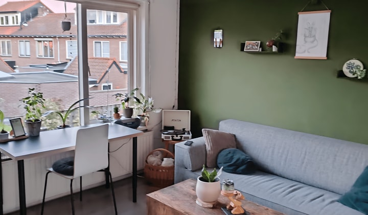 Gemeubileerde Kamer met Tuin en Wasmachine