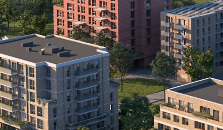 Appartement met balkon, parkeerplaats en inloopdouche