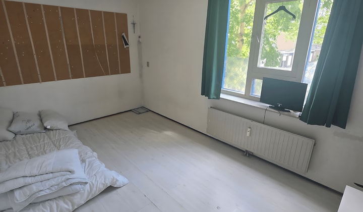 Gemeubileerde kamer 12m² met gedeelde voorzieningen, inclusief vaste lasten
