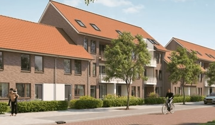 Appartement met balkon en berging