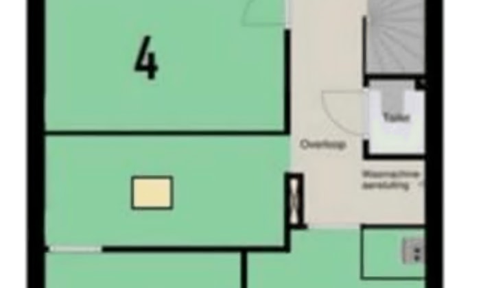 Kamer met gedeelde tuin, alleen mannen