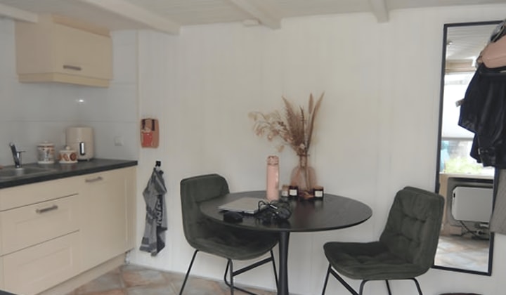 Kamer in rustig studentenhuis met tuin en wasmachine