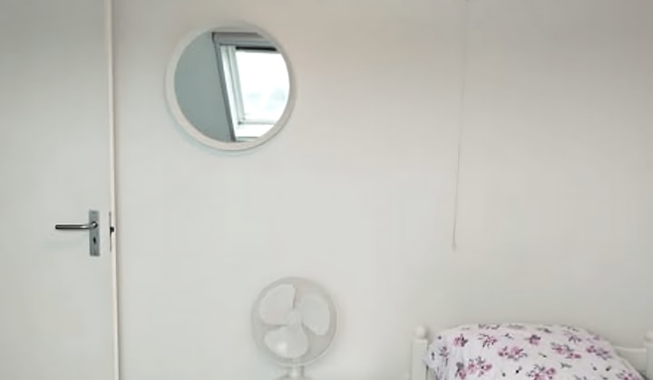 Studentenkamer met tuin en wasmachine inclusief