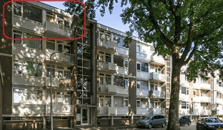 Appartement met balkon en privéberging