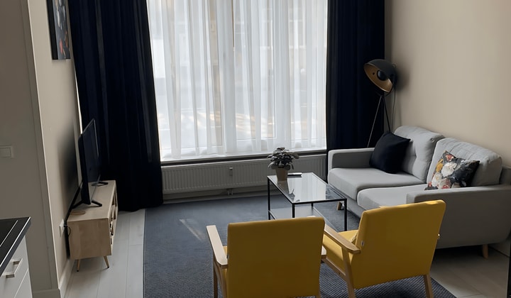 Gemeubileerd appartement met wasmachine in monumentaal pand