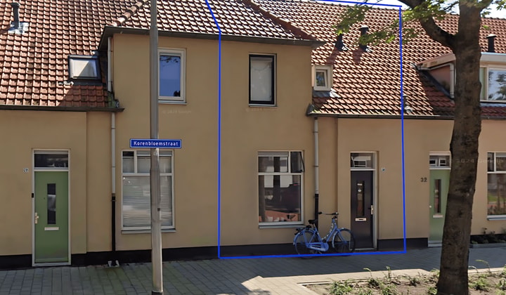 Gestoffeerde kamer met tuin en wasmachine