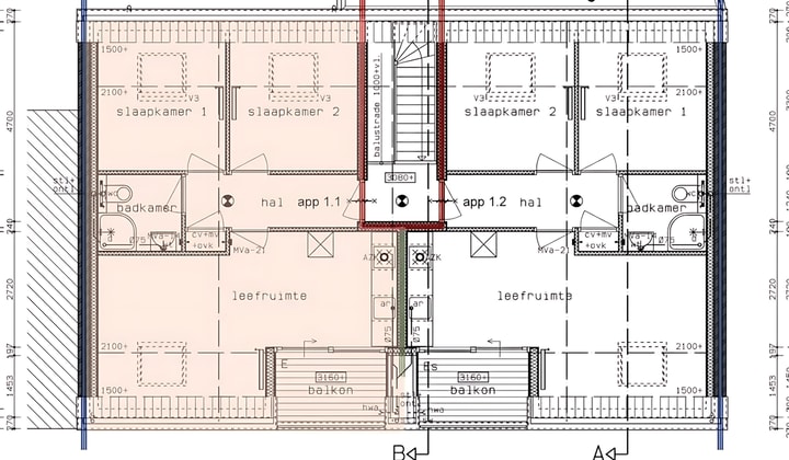 Kamer | 91m² | €1450,-