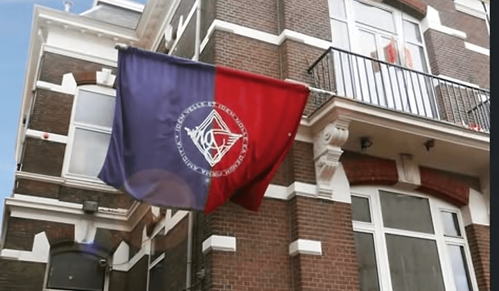 Studentenkamer met tuin en wasmachine