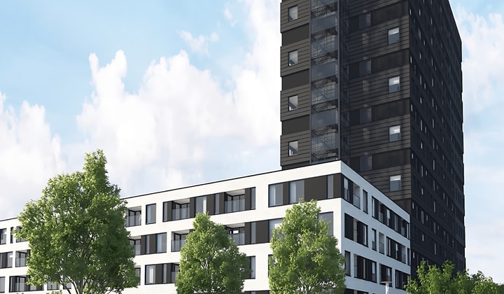 Studio met eigen voorzieningen voor studenten