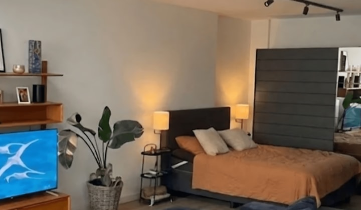 Gestoffeerd appartement met wasmachine en tuin