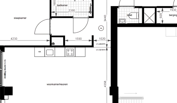 Huis | 66m² | €1097,-