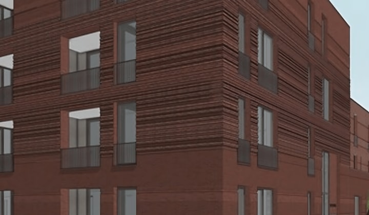 Appartement met 2 slaapkamers en balkon