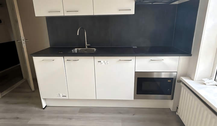 Studio met wasmachine en all-in prijs