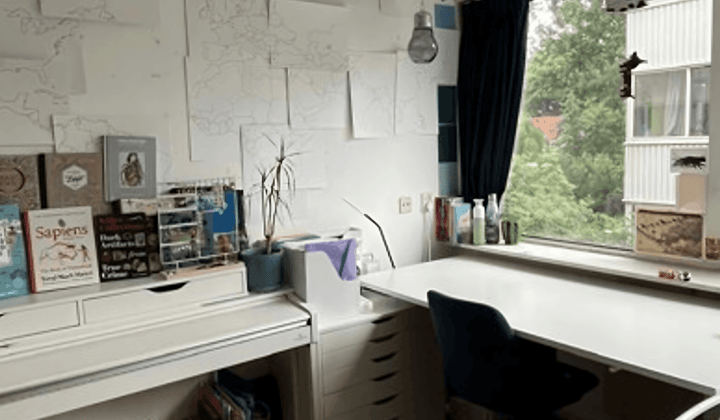 Onzelfstandige studentenkamer met gedeelde voorzieningen