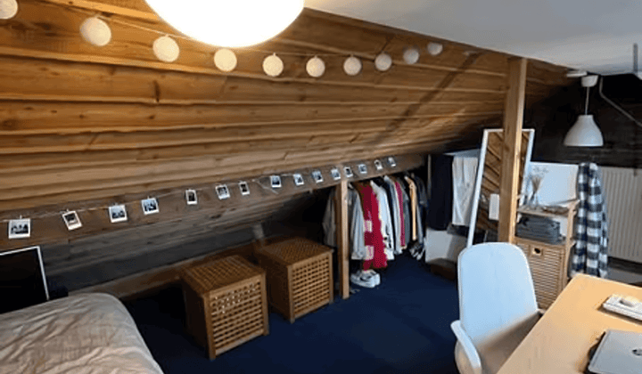 Gemeubileerd appartement met één slaapkamer en inschrijving mogelijk