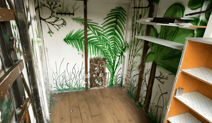Gemeubileerde kamer met tuin en gedeelde voorzieningen