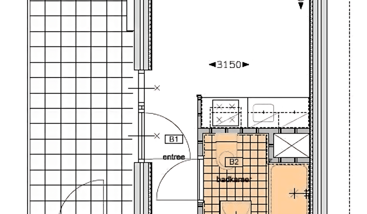 Kamer | 32m² | €675,-