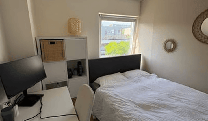 Kamer met Balkon en Tuin, langetermijnhuur, wasmachine aanwezig