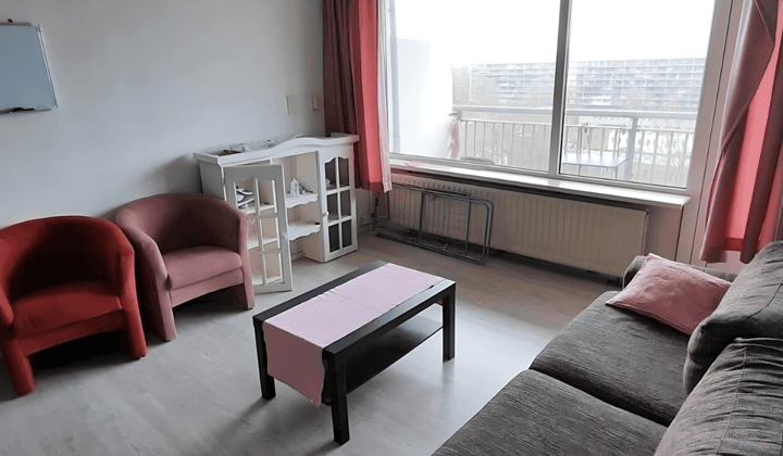 Appartement 2 slaapkamers met wasmachine en inschrijving mogelijk
