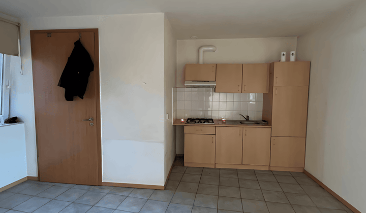 Gestoffeerde studio met 1 kamer en prijs inclusief