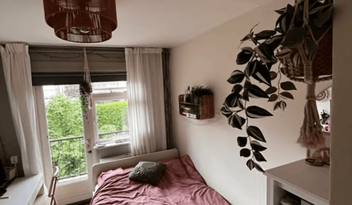 Tijdelijke studentenkamer met balkon en all-in prijs